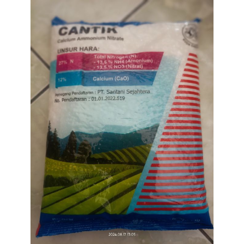pupuk CANTIK calcium ammonium nitrate 1kg