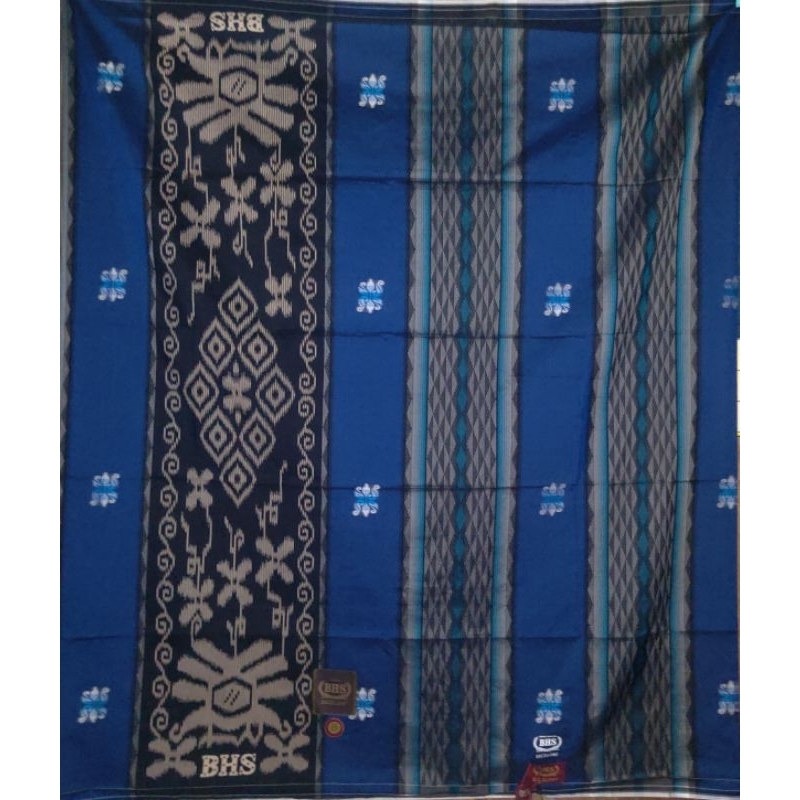 Sarung BHS Excellent Gold Mesres Songket SCF BIRU Tua