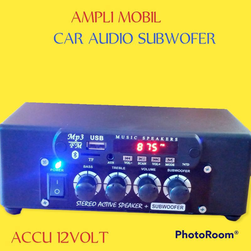 POWER AMPLI MOBIL SUBWOFER