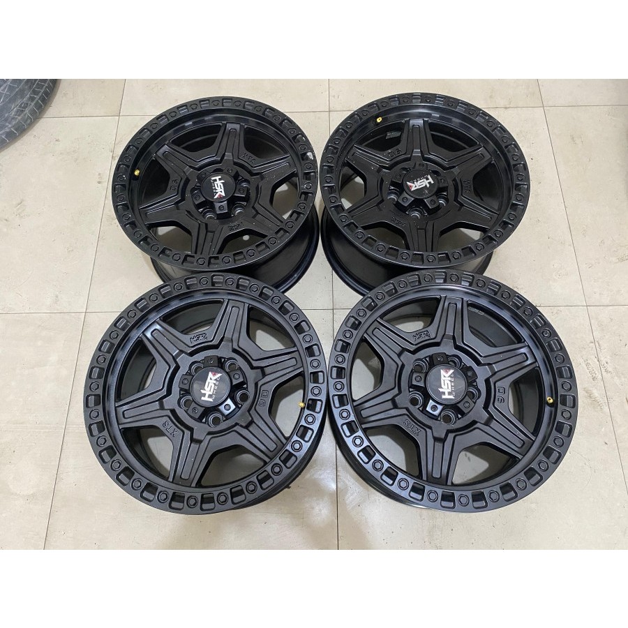 VELG MOBIL BEKAS XTS06 HSR RING 16 LEBAR 8 PCD 5X114 ET 15 BLACK COCOK BUAT RUSH TERIOS DLL