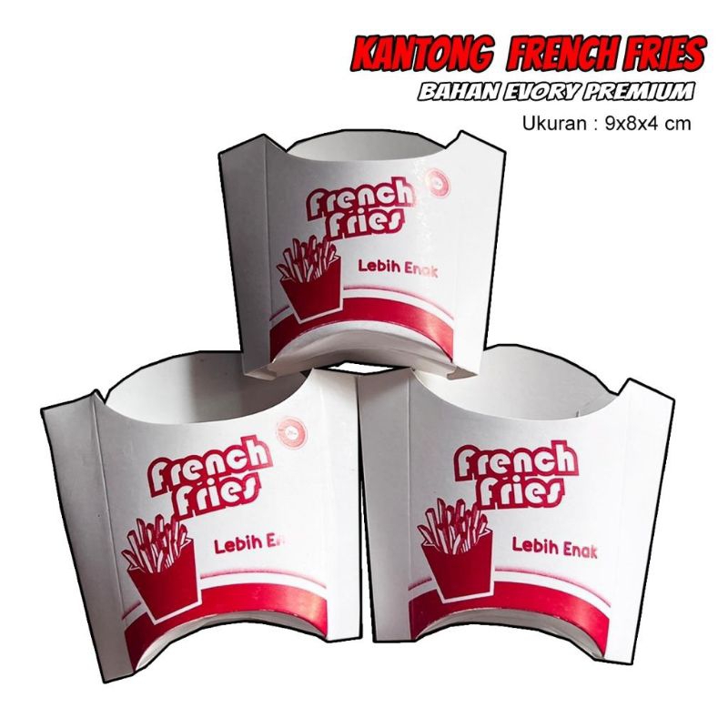 

KEMASAN KENTANG GORENG POTATOS isi 100pcs