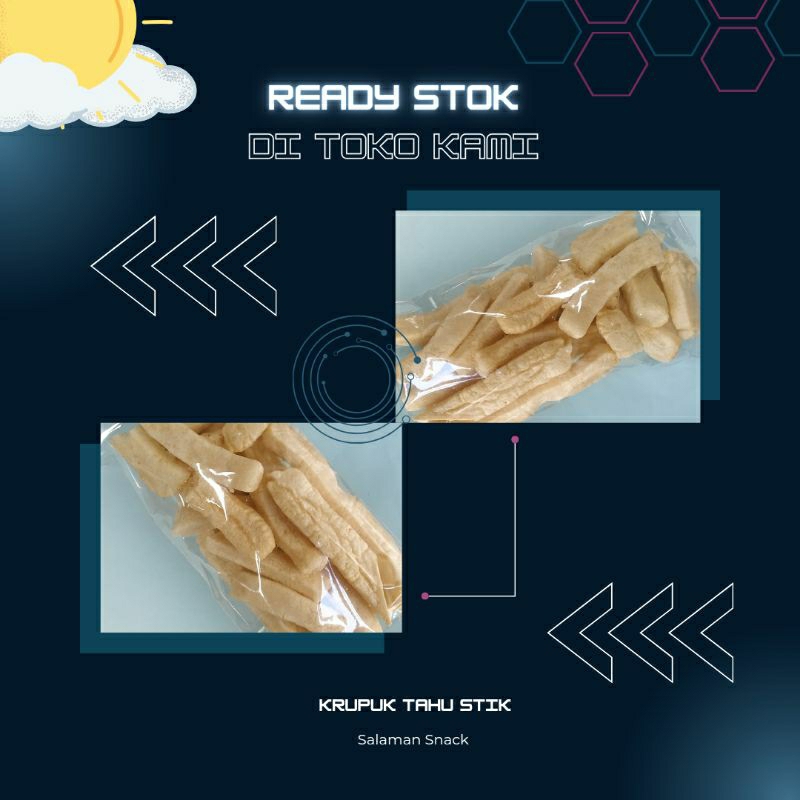 KRUPUK TAHU STIK PANJANG ORIGINAL (40gr)