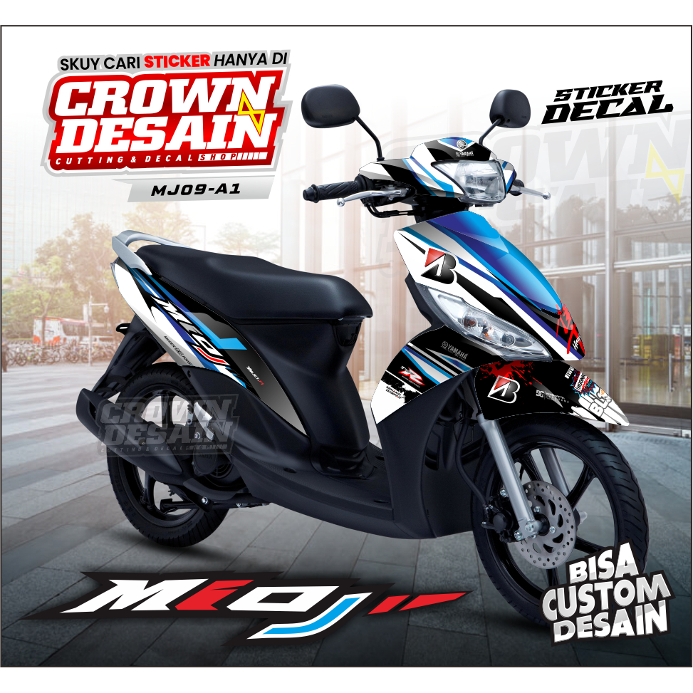 [BARU] Decal Sticker Yamaha Mio J Fullbody - Sticker Decal Mio J - Aksesoris Sticker Mio J