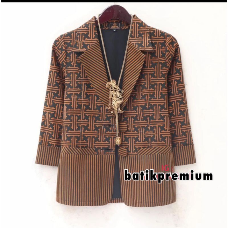 BLAZER WANITA BATIK BY INDONESIA BUTIK