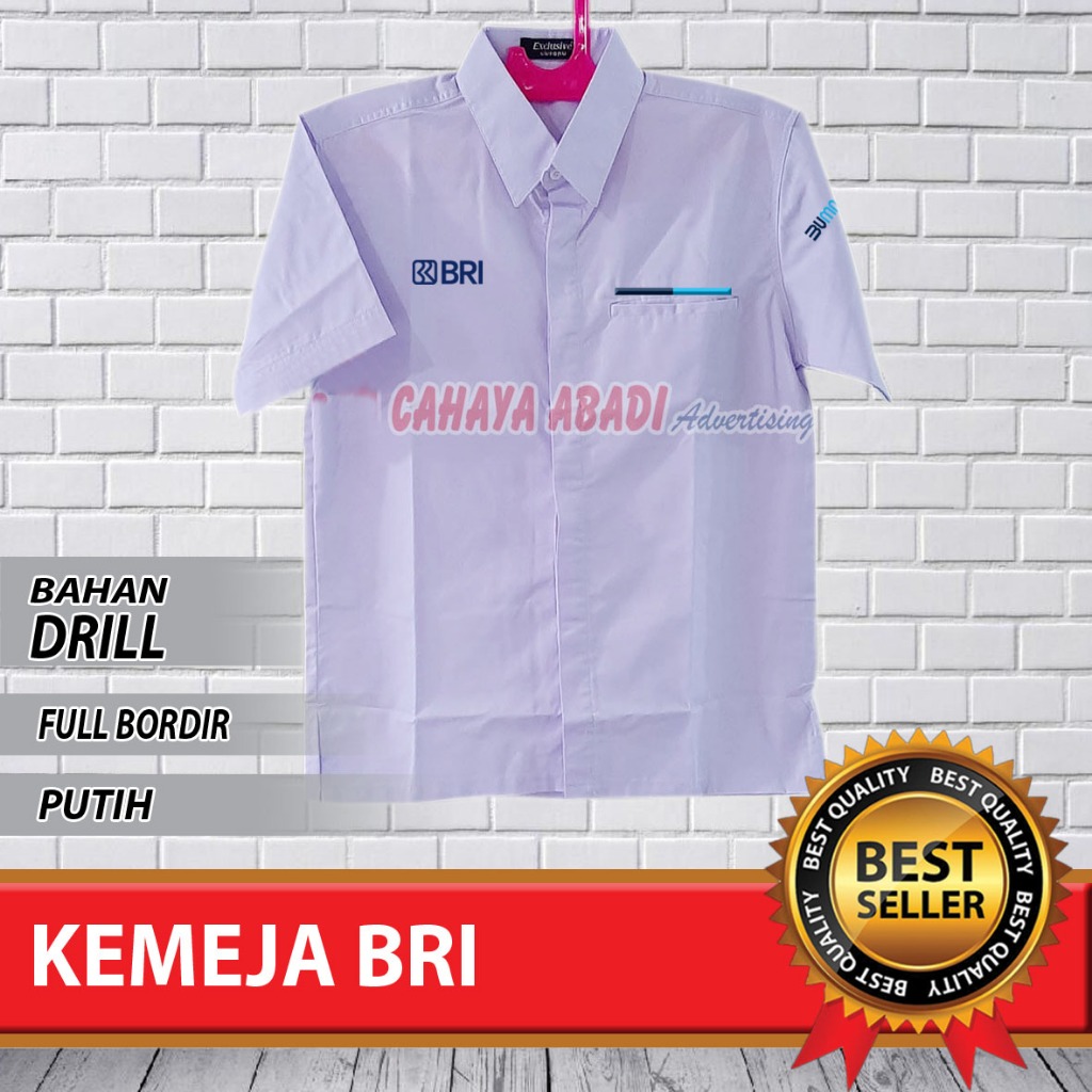 Kemeja BUMN BRI Seragam BUMN BRI Baju BUMN BRI Putih