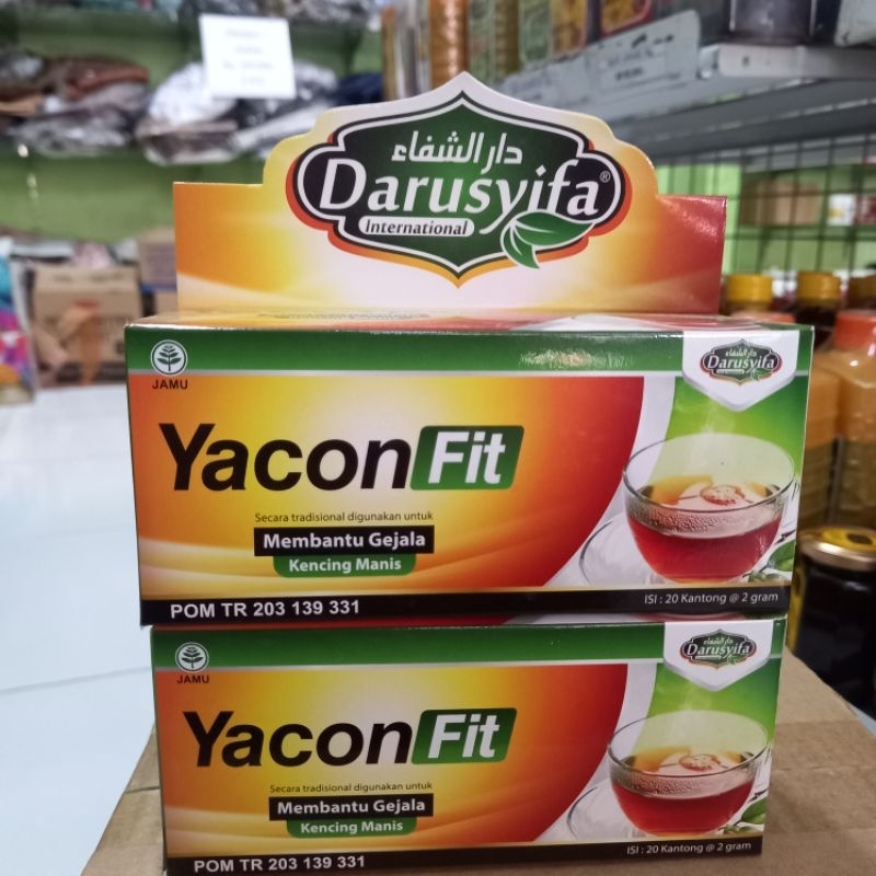 

Teh YaconFIT Herbal Teh Celup Daun Insulin / Yakon Darusyifa obat diabetes / penurun gula darah herbal