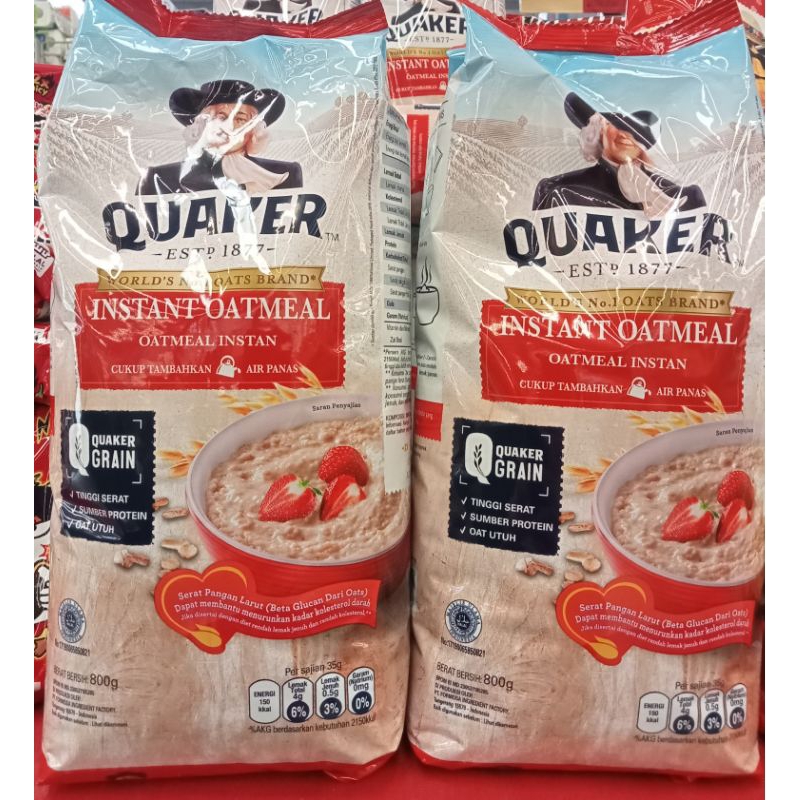 

QUAKER INSTANT OATMEAL 800G