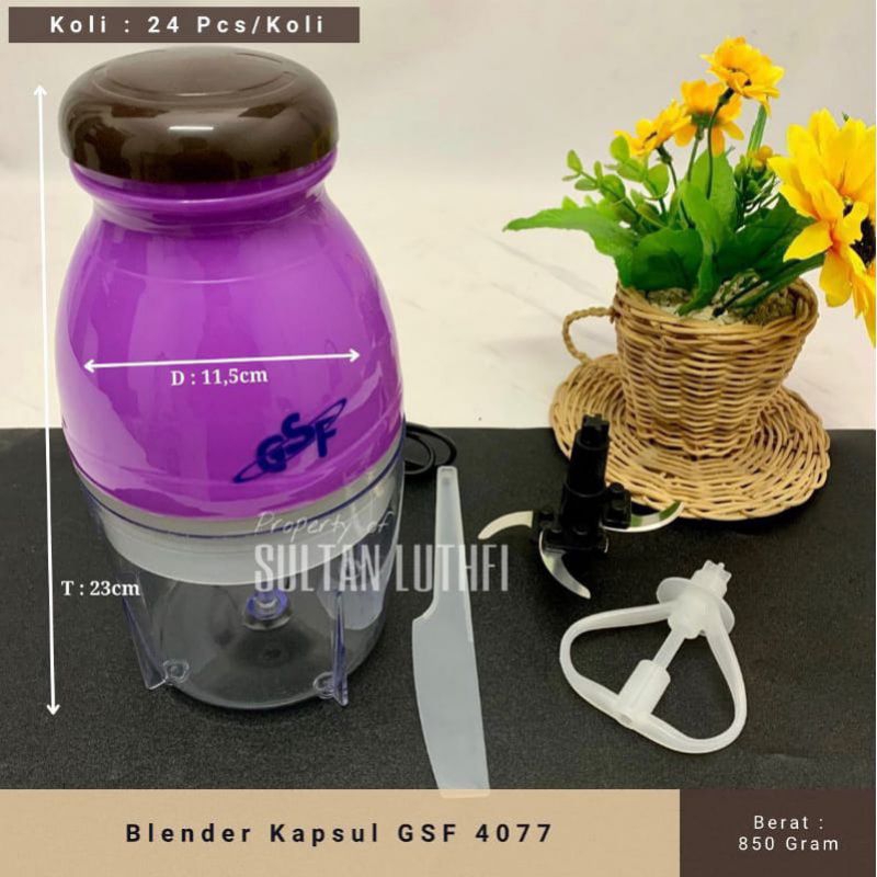 Blender Kapsul GSF/BMW/Omicko / Chopper Capsule/Food Chopper/Blender bumbu/Blender Daging