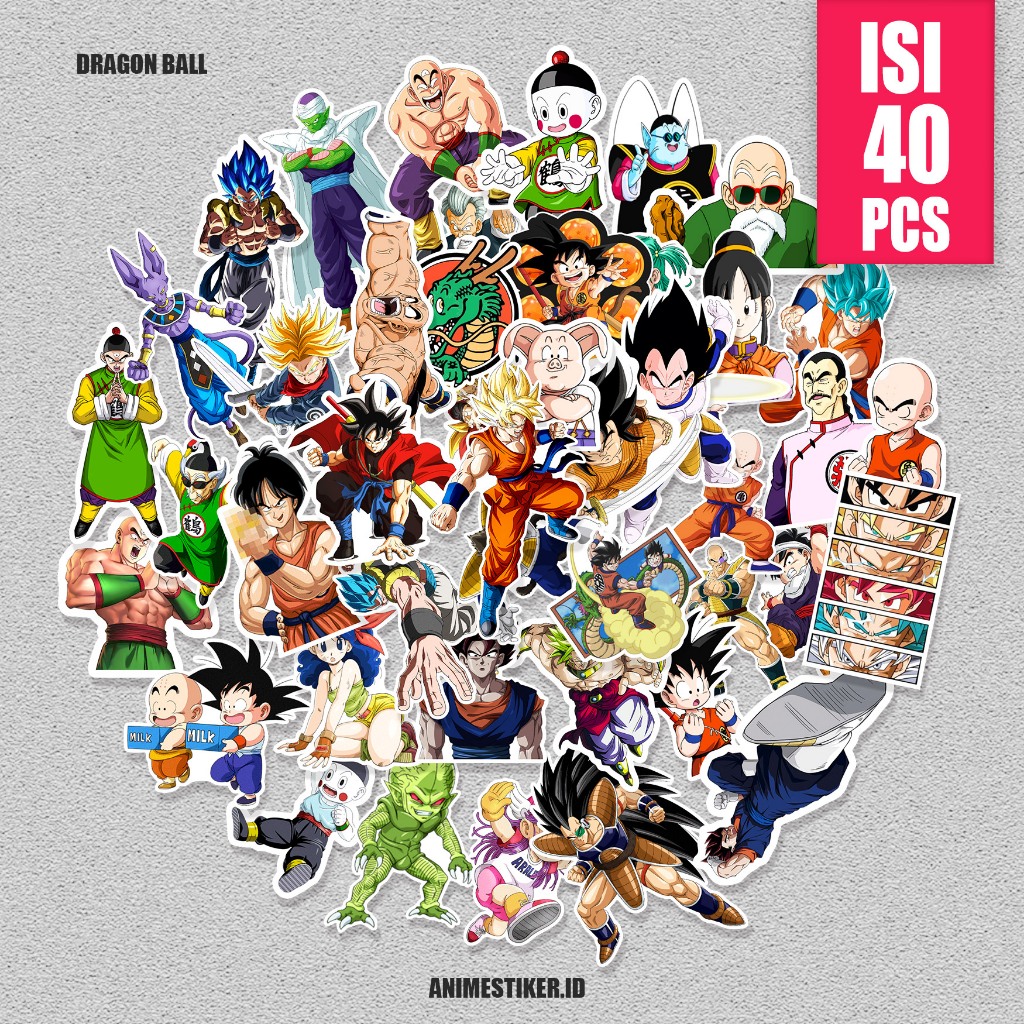stiker sticker pack anime DRAGONBALL stiker anime stiker estetik stiker pack stiker motor stiker lap