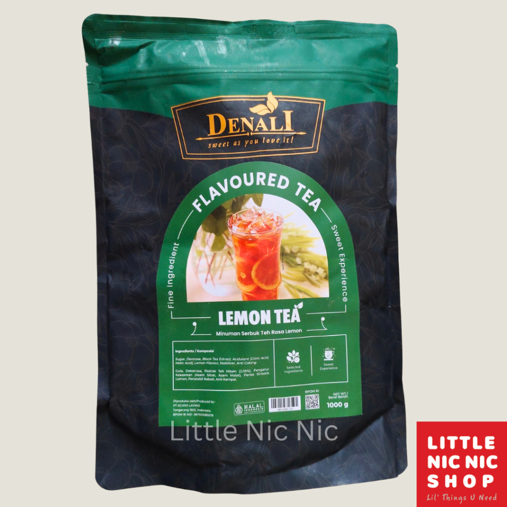 

Denali Lemon Tea Powder 1kg bubuk minuman teh lemon