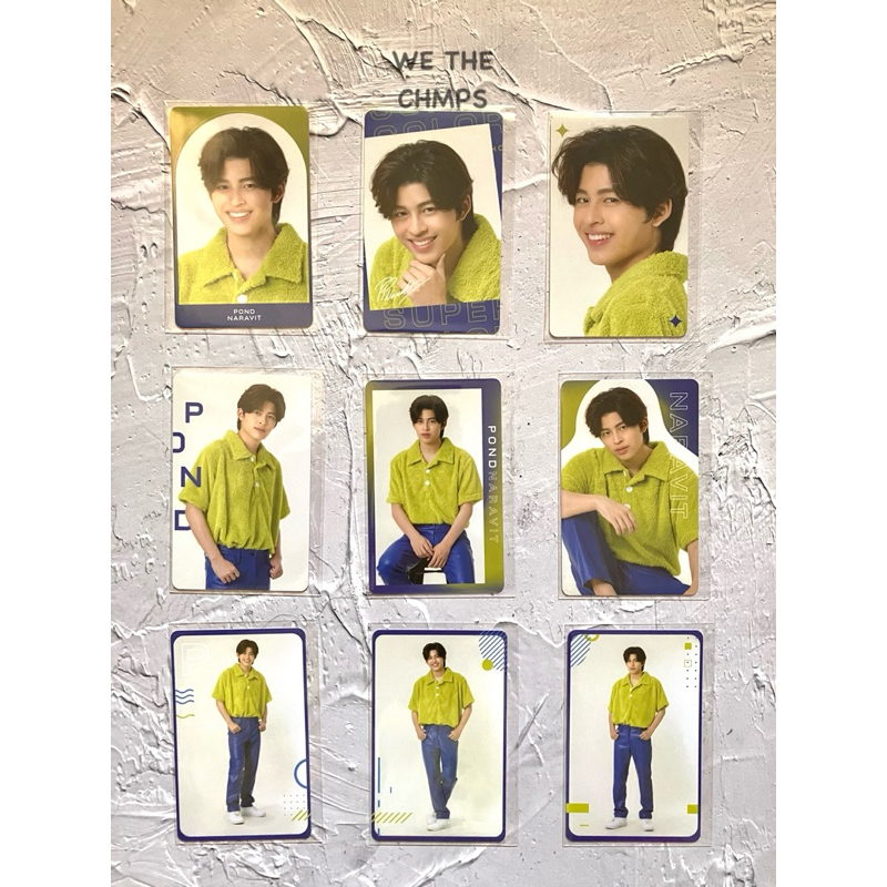 Official Photocard Super Color Pond Naravit PC SC Pond Naravit GMMTV