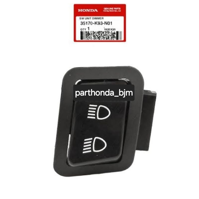 35170-K93-N01 TOMBOL DIMER SCOOPY BAN DONAT SAKLAR DIMER K93 SAKLAR DIMER SCOOPY BAN DONAT 35170K93N