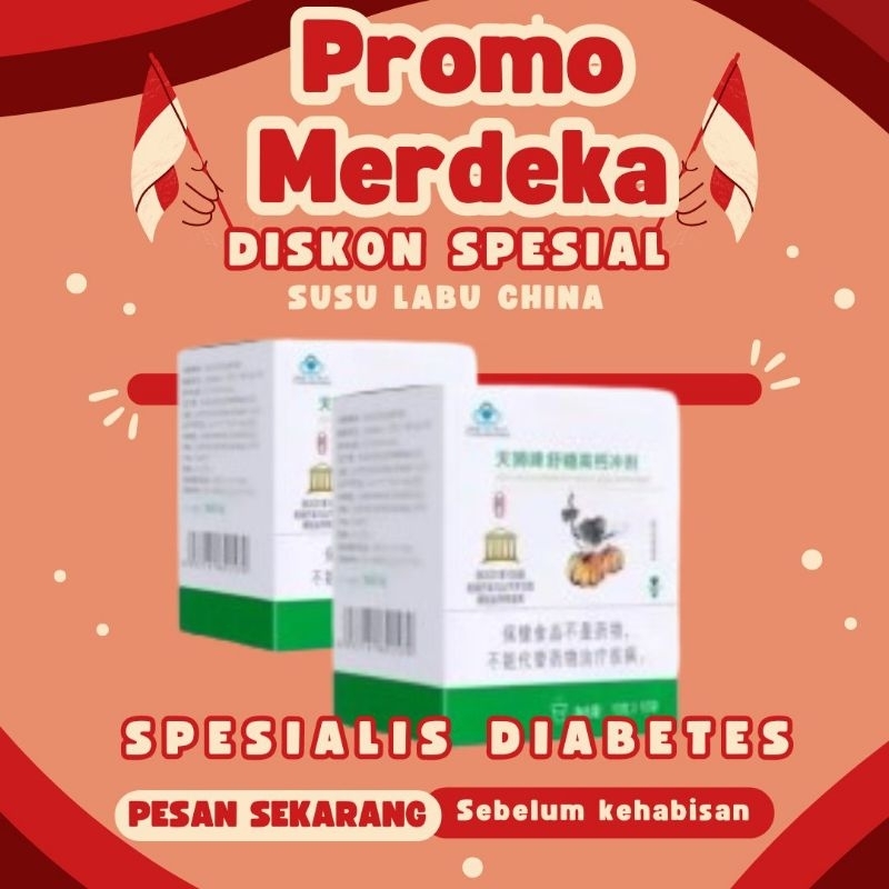 

OBAT CHINA DIABETES - Susu Labu China Diabetes SHUTANG CALSIUM POWDER 1 box - Susu untuk Mengobati Diabetes