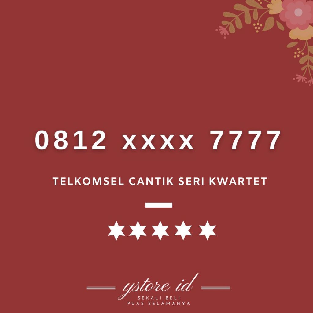 Kwartet 7777 | NOMOR CANTIK TELKOMSEL SIMPATI KARTU PERDANA NOMER SERI EKOR 7777 777 77777