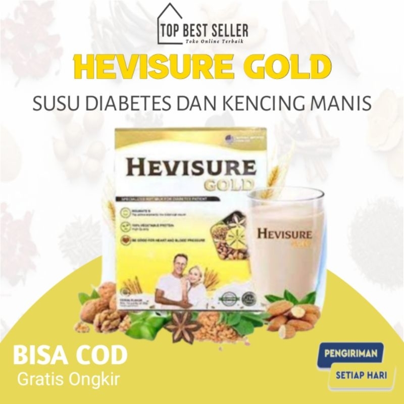 

HEVISURE GOLD MILK SUSU OBAT DIABETES KENCING MANIS INSULIN PANKREAS 12 SACHET