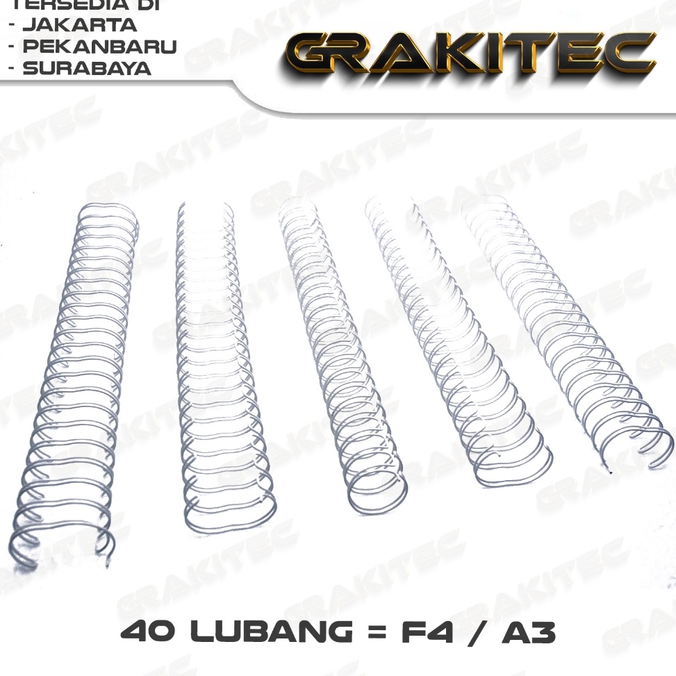 

PYJBS5274 Ring Kawat Spiral Jilid Spiral F4 31 Wire
