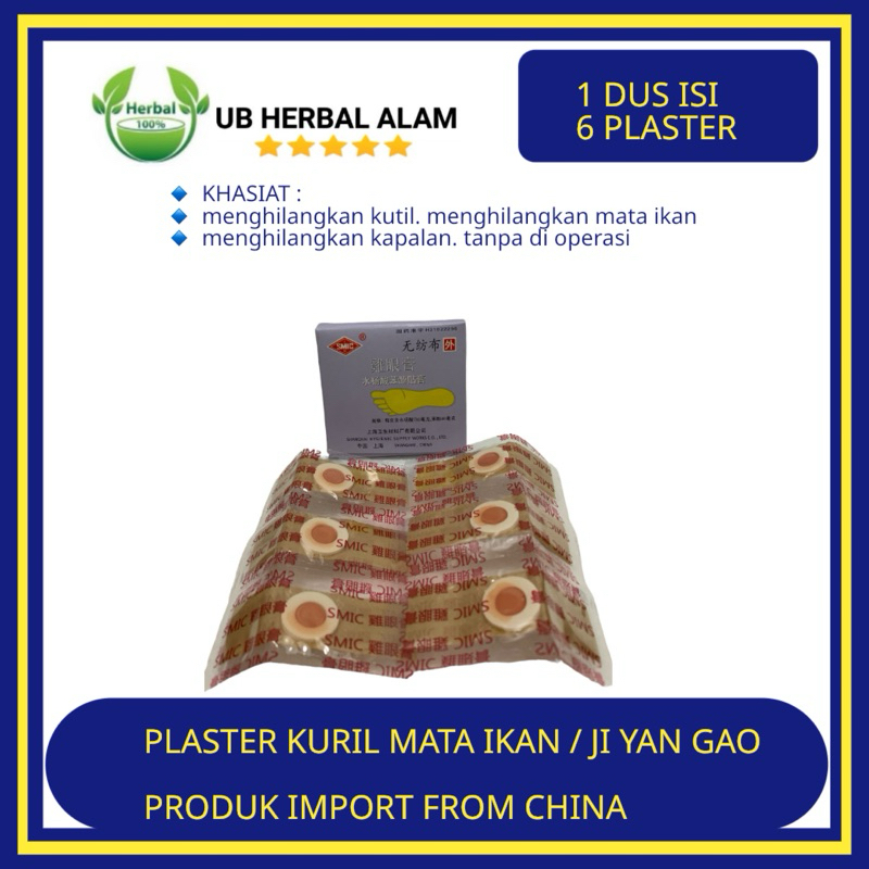 plaster kutil mata ikan kapalan / ji yan gao obat kutil mata ikan original