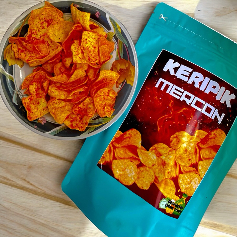 

Keripik Mercon Pedis Manis dan gurih