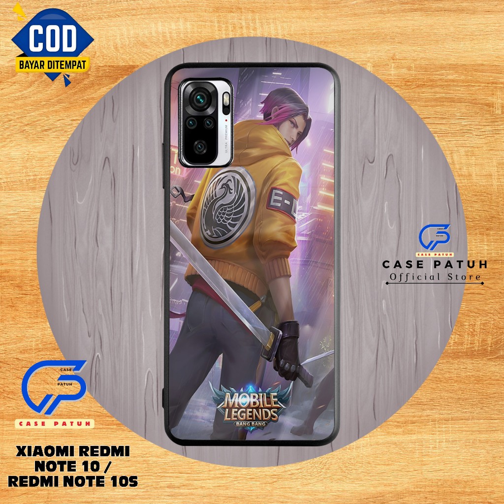 Casing HP Xiaomi Redmi Note 10/Redmi Note 10s Motif Game ML Terbaru Case Patuh ( CP19 ) - Silikon Ca