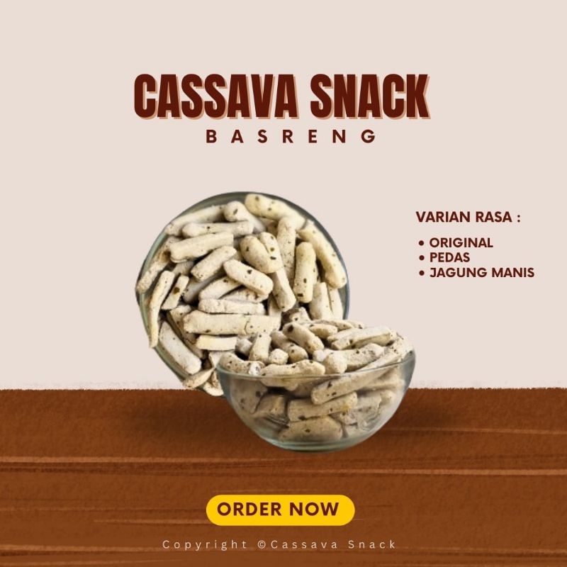 

Basreng Cassava Kekinian Renyah Gurih Pedas 170gr