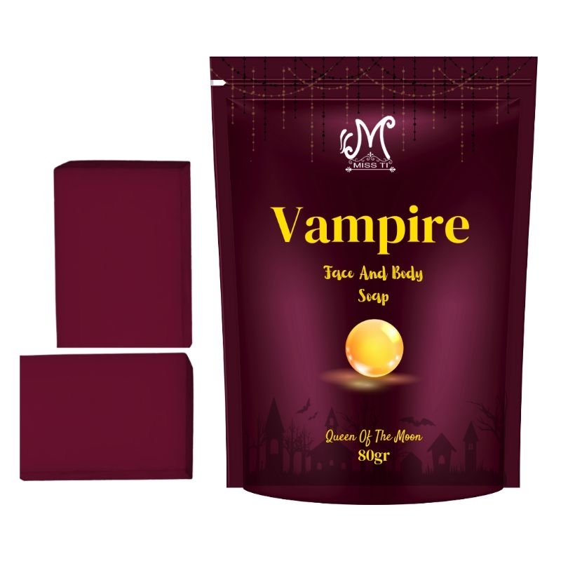 Vampire Face and body Soap asli 80gr organik BPOM Miss Ti