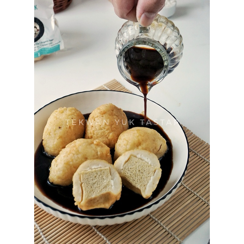 

Pempek Tahu Non GMo |Pempek Tahu gluten free by Tekwan Yuk tastap