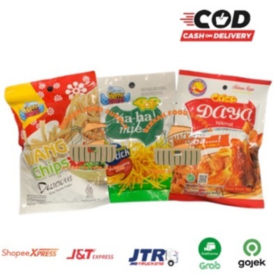 

Wang Chips Ha Ha Mie Daya Crispy Siput 22gr Snack Chiki