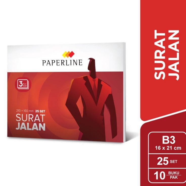 

Best MPFJ7 Surat Jalan Paperline 3ply NCR 1pak1buku 65 Readystock