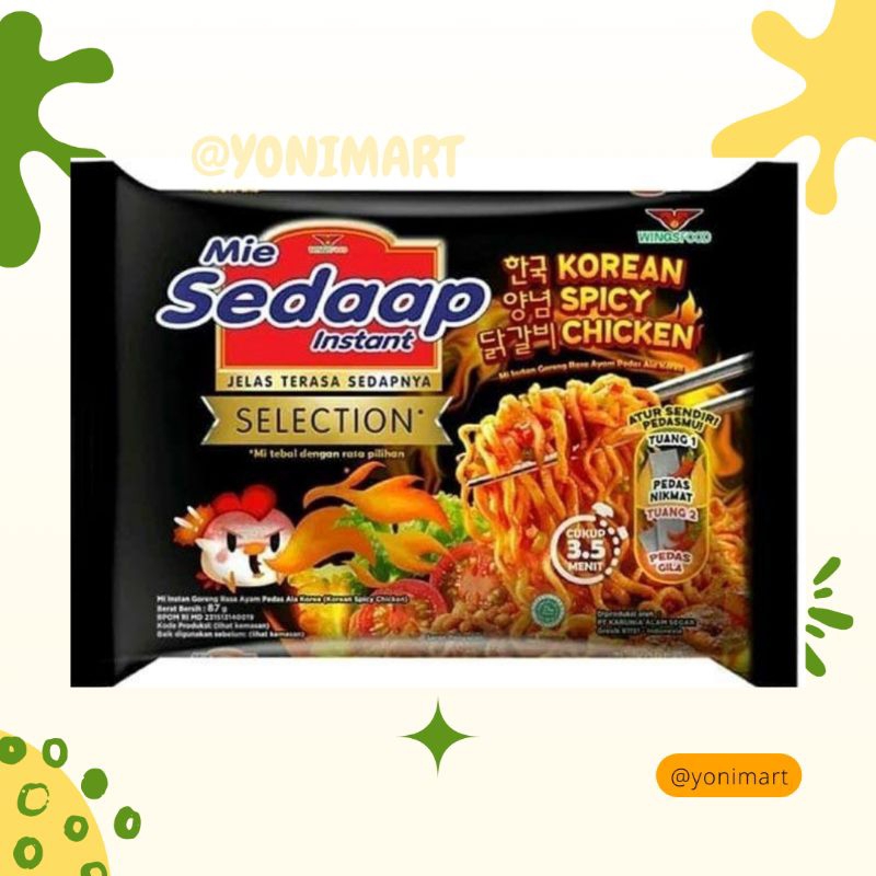 

Mie Sedap Goreng Korean Spicy Chicken