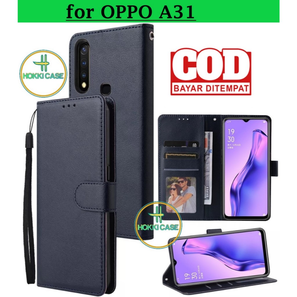 Flip Case OPPO A31 Case Wallet Kulit Casing Dompet Case Wallet Leather Flip Case OPPO A31 Casing hp 