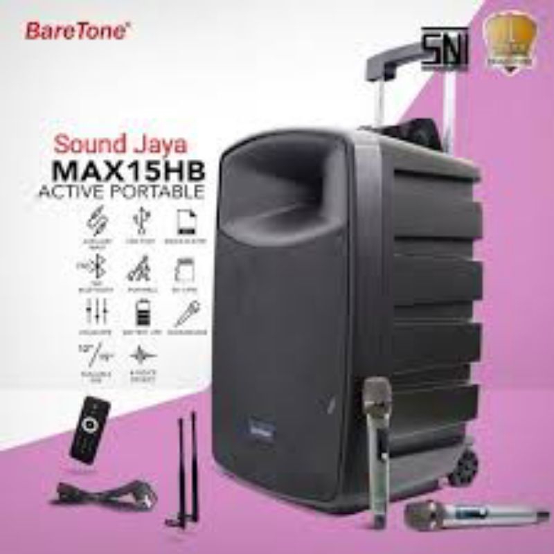 speaker aktif baretone max 15hb