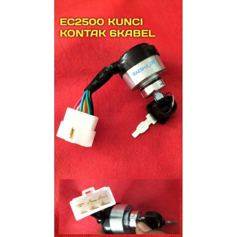 starter genset 6kbl ec2500-3000watt