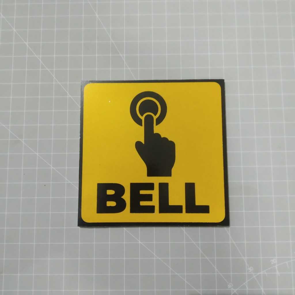 

TANDA PETUNJUK BELL AKRILIK
