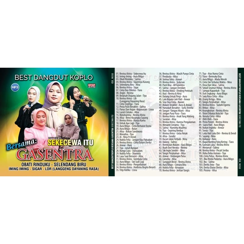 KASET MP3 LAGU BEST DANGDUT KOPLO BERSAMA GASENTRA