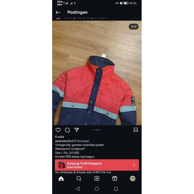 killy goretex reversibel jacket