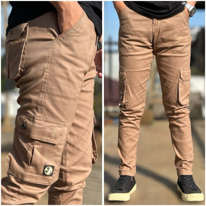 Cargo Panjang Pria Strecht Original Distro / Celana Cargo Panjang / Celana Cargo SlimFit