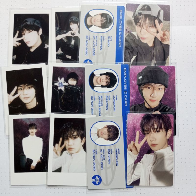 (ready) official sunoo heeseung jungwon rpc riki jungwon ni-ki niki ENHYPEN GGU GGU 21 22 gguggu ggu