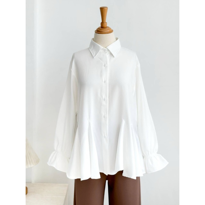 HARUKA BLOUSE | BLOUSE PUTIH WANITA | BLOUSE KOREA WANITA MODEL