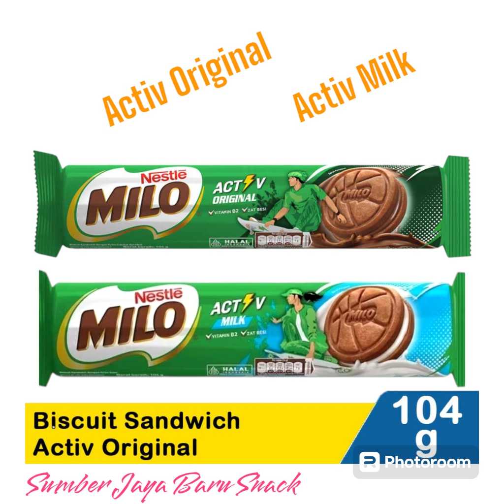 

Milo Biscuit Sandwich Roll | 1 @ 104 g | Nestle