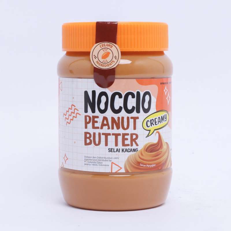 

NOCCIO PEANUT BUTTER CREAMY 500 GRAM SELAI KACANG YANG CREAMY