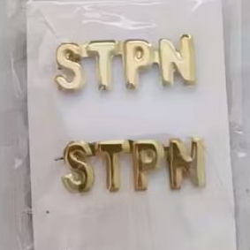 tanda kerah stpn kropteken stpn 1pasang(2biji)