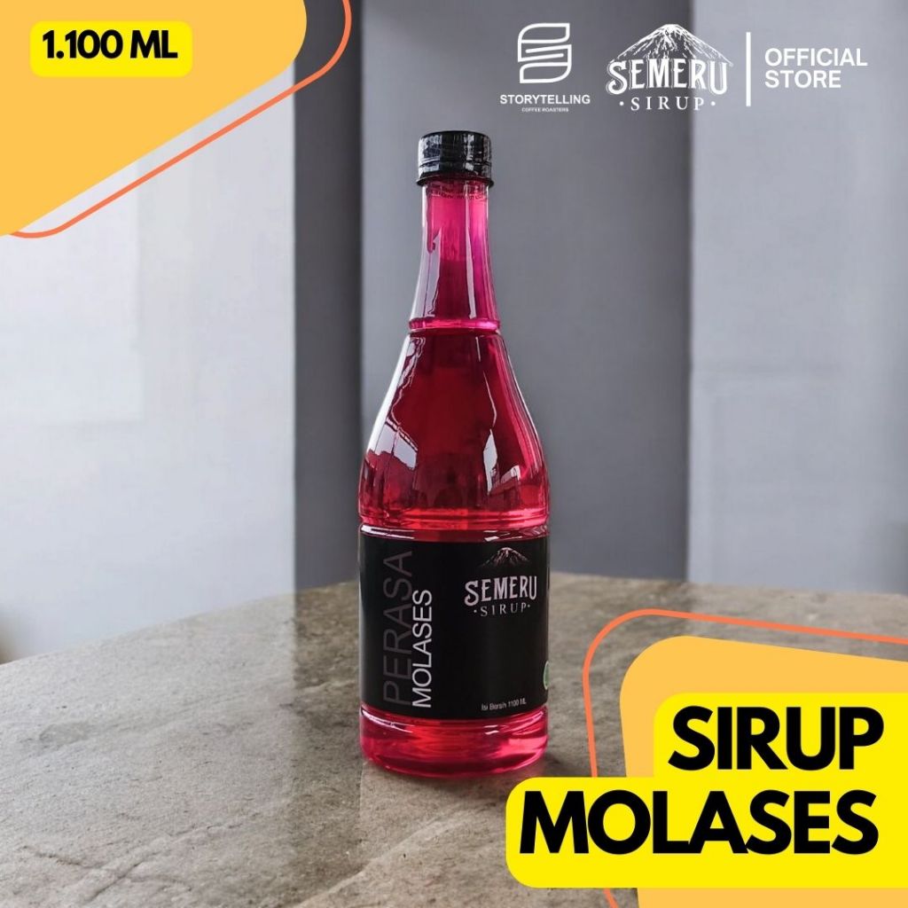 

Sirup Rum ( Molases ) semeru syrup 1100 ml / 1 liter