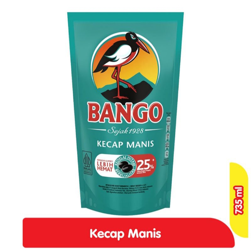 

Kecap Bango Manis Refil 735 g