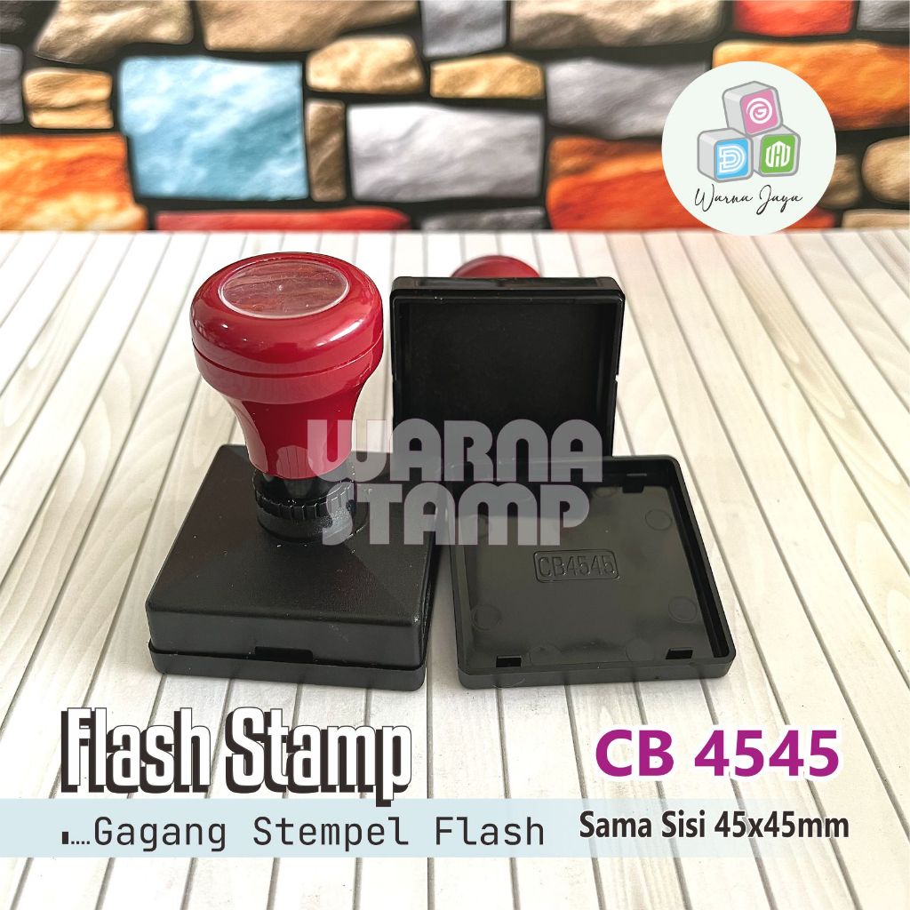 

Gagang Stempel Flash 4545 mm Paket Grosir 1 - 20 Biji / Gagang Stamp Flash Sama Sisi / Hanya Gagang Saja