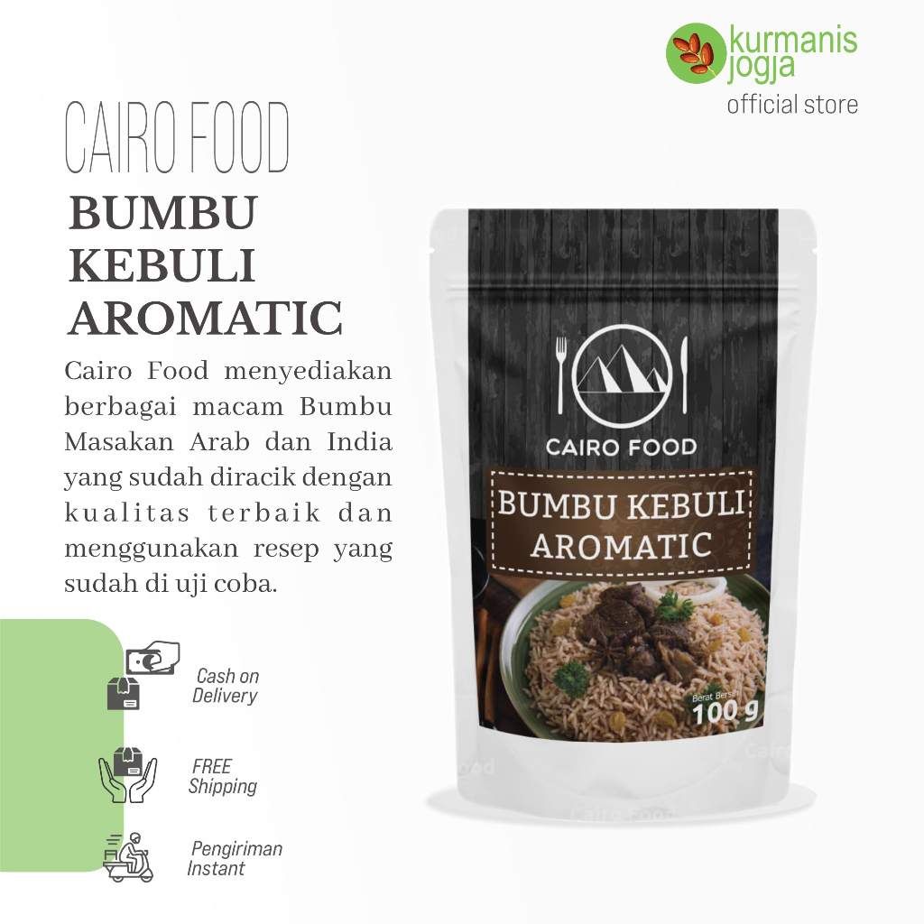 

Bumbu Instan Nasi Kebuli Original Aromatic Bubuk Rempah Masak Praktis