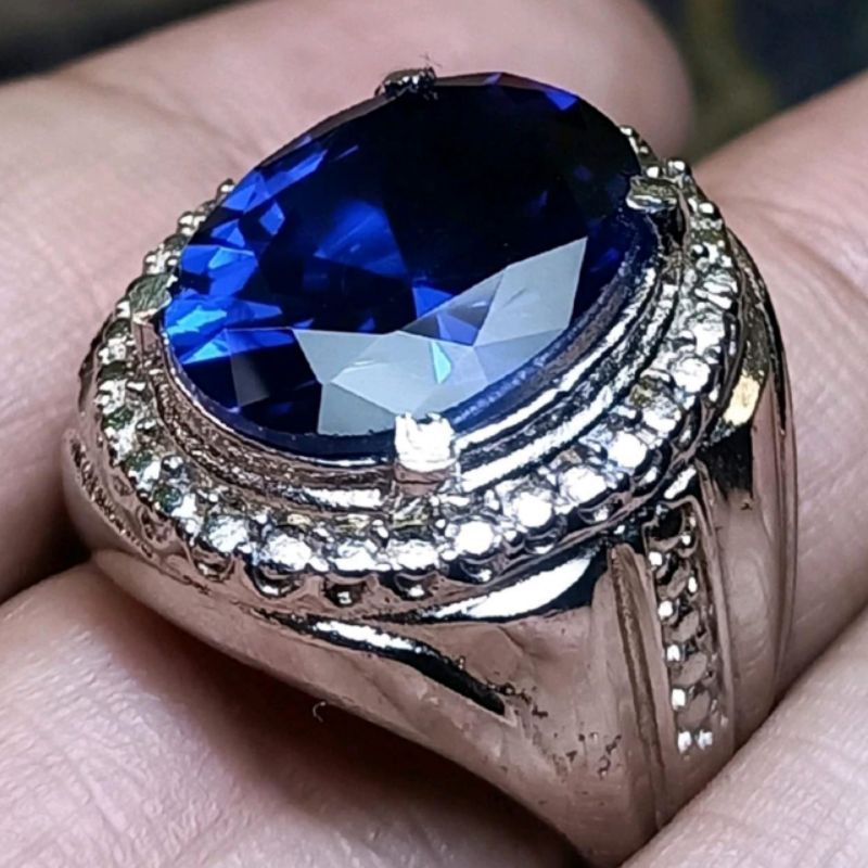 Cincin king safir cutting