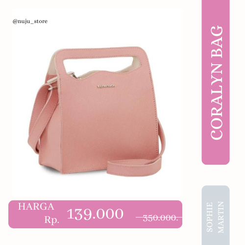 TAS SELEMPANG BAHU JINJING CORALYN BAG T6342P3 SOPHIE MARTIN MURAH WANITA