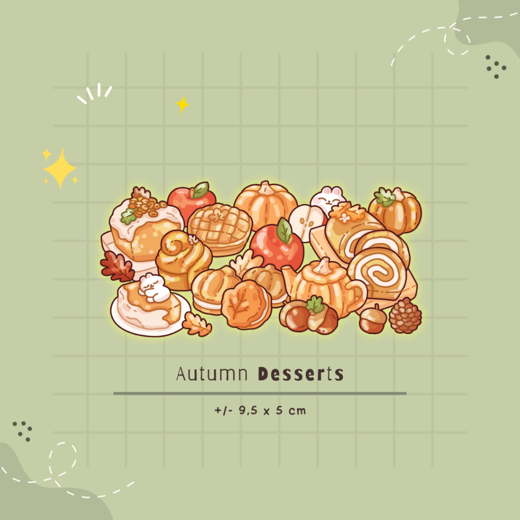

Autumn Desserts Sticker Aesthetic