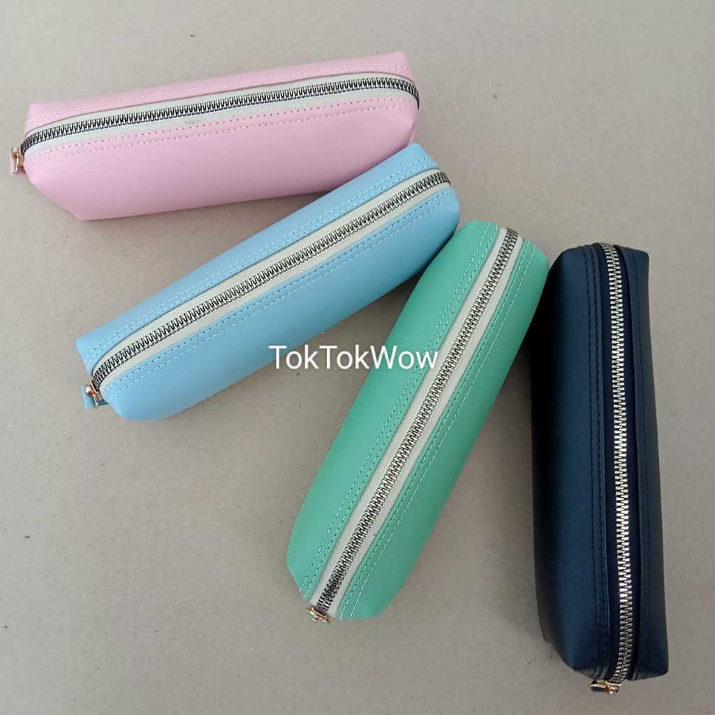 

Kotak Pensil Golden Tempat Pensil Polos serbaguna Waterproof