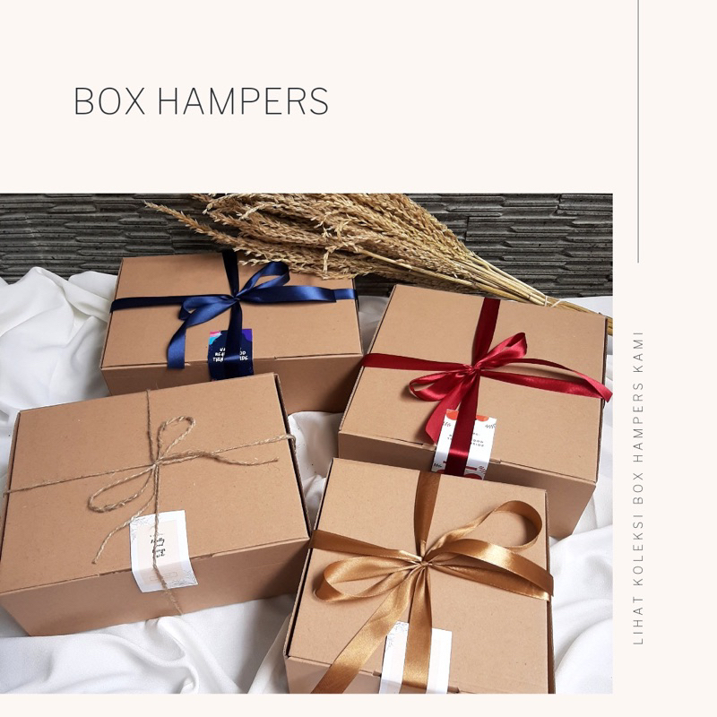 

Box Hampers / Box kado/ box natal / box hadiah /kotak hadiah